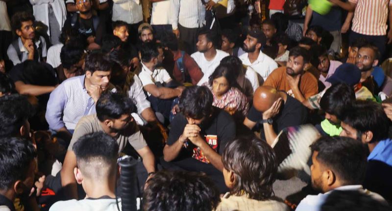 CJP protest at jantar mantar